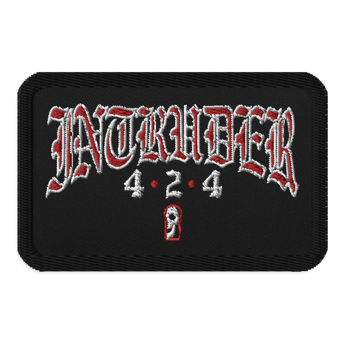 Intruder 424 Skeleton Keyhole Embroidered patch