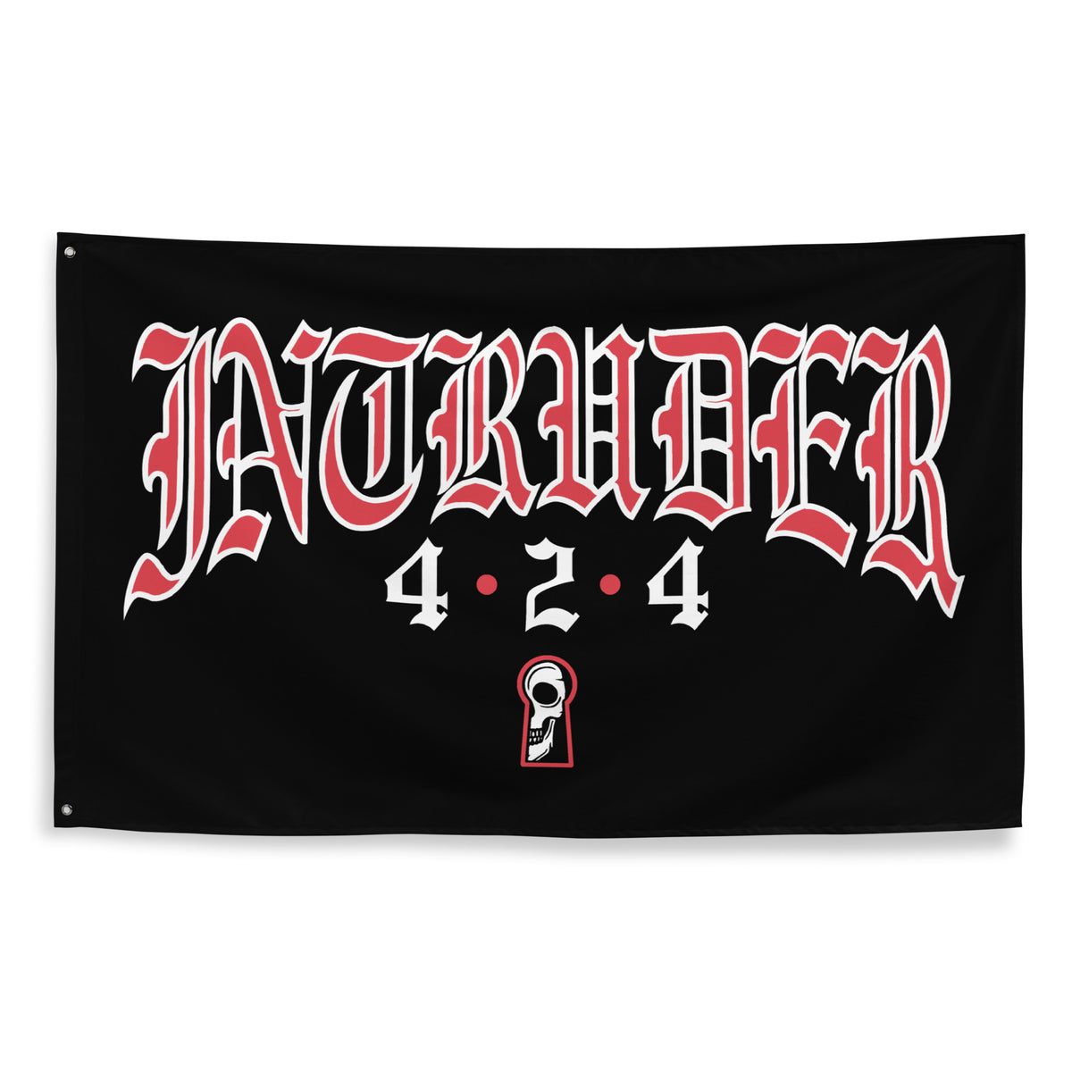Intruder 424 Skeleton Keyhole Flag