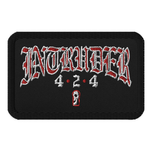 Intruder 424 Skeleton Keyhole Embroidered patch